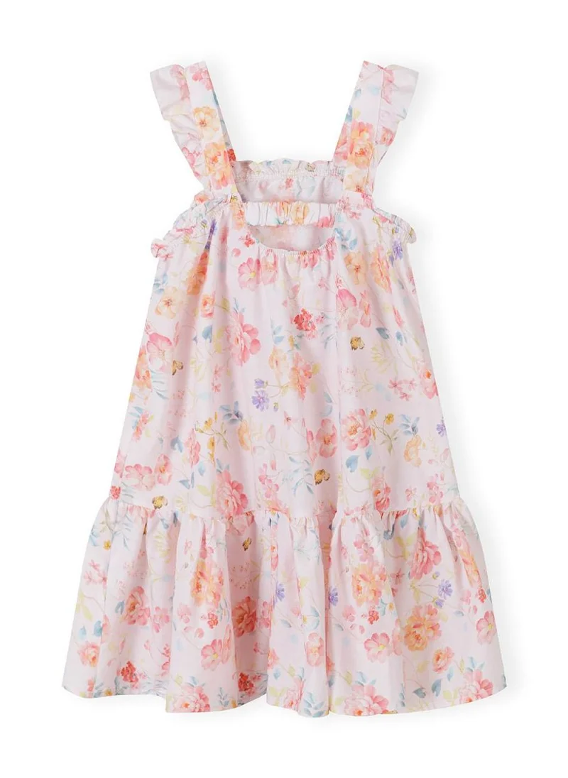 مينوتي Teens Shoulder Strap Tiered Dress With Frill