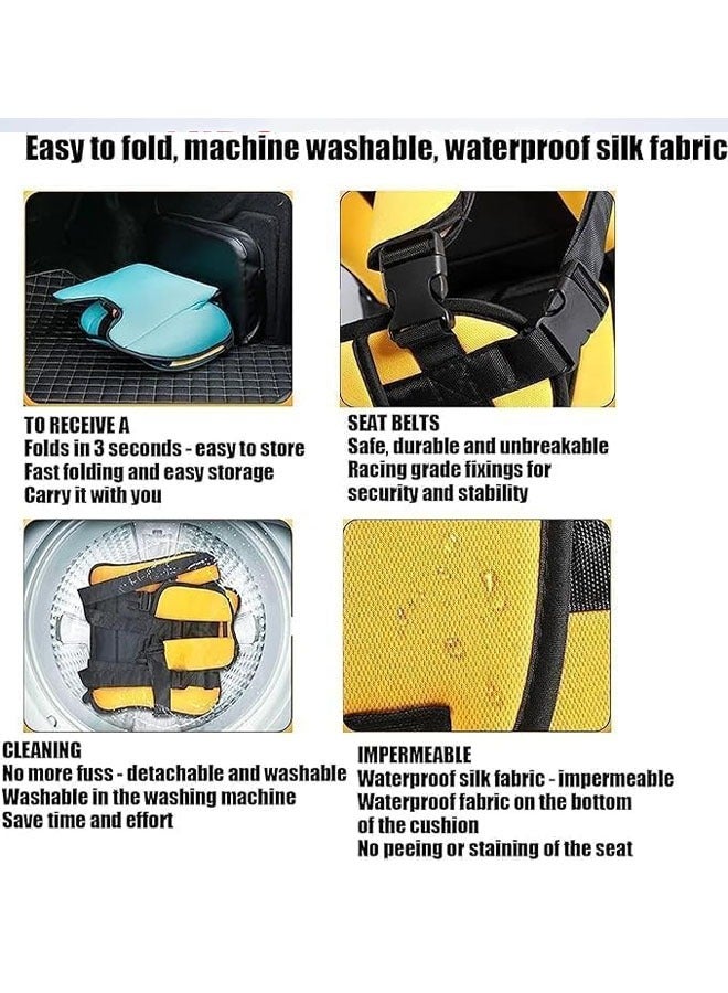 Aissiora Stroller cushions Car seat cushions Kids seat belt adjuster, With adjustable shoulder strap, suitable for babies aged 0-12 years  - Image 5