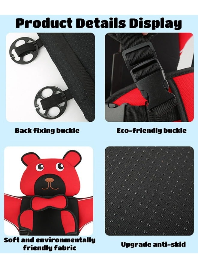 Aissiora Stroller cushions Car seat cushions Kids seat belt adjuster, With adjustable shoulder strap, suitable for babies aged 0-12 years  - Image 3
