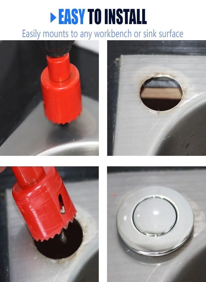 Preamer Garbage Disposer Button Air Switch Kit, Hot Tub Pneumatic Push Button Switch for Garbage Disposal Parts or Food Waste Equipment - Image 3