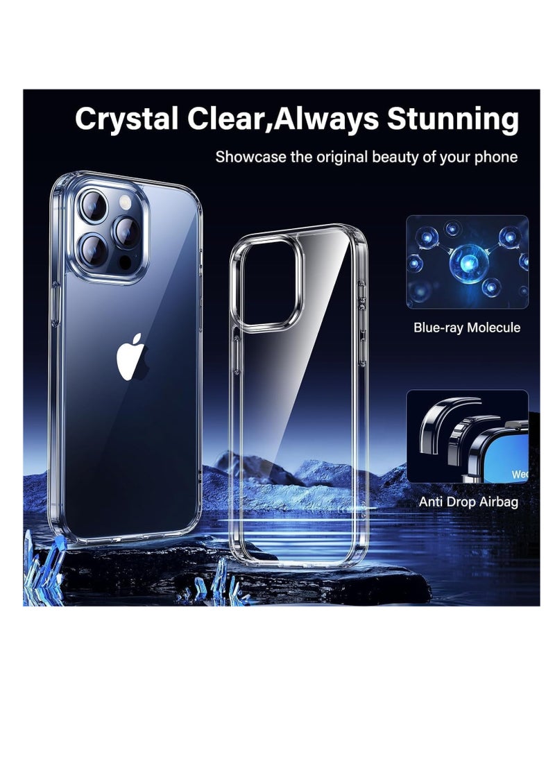 Case Compatible with iPhone 12 Pro Max Case Crystal Clear Soft TPU Gel Case Flexible Silicone Anti-Scratch Transparent TPU Cover - Clear - Image 2