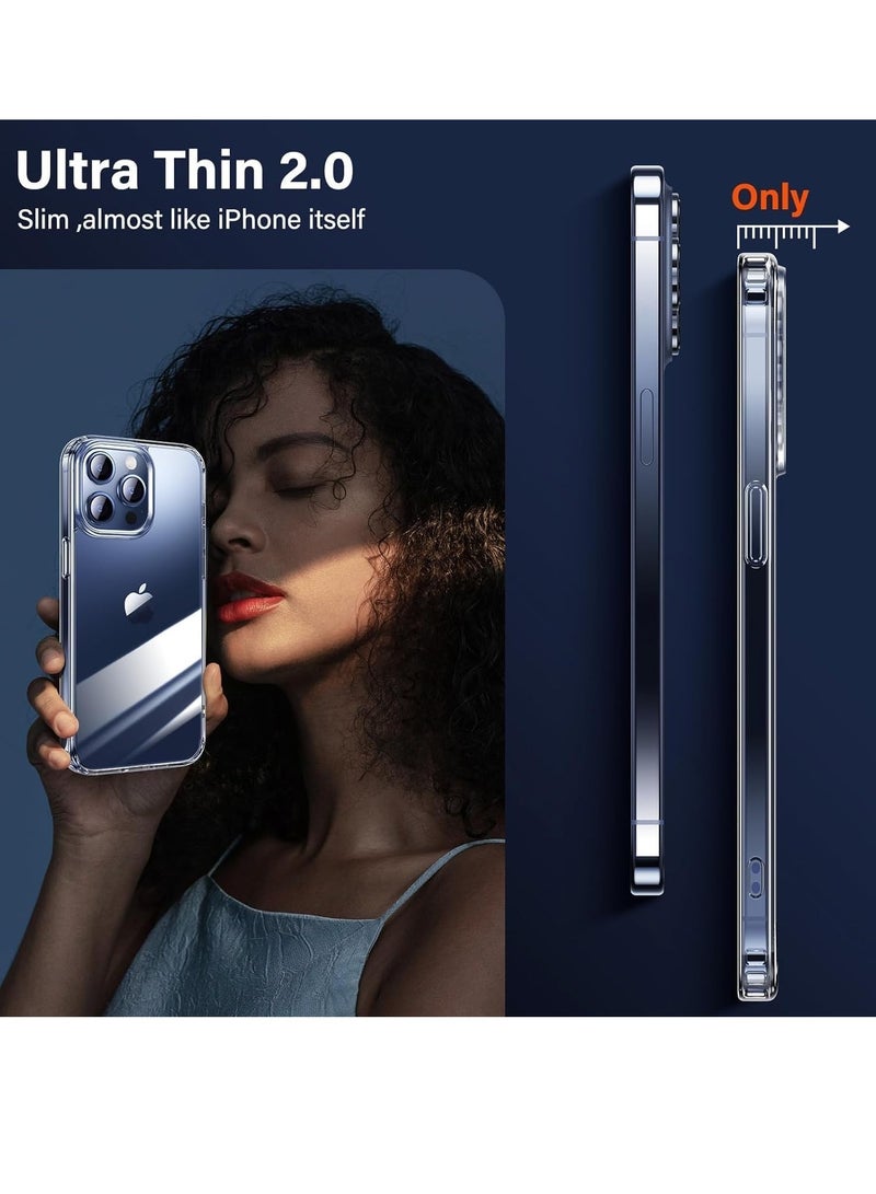 Case Compatible with iPhone 12 Pro Max Case Crystal Clear Soft TPU Gel Case Flexible Silicone Anti-Scratch Transparent TPU Cover - Clear - Image 5