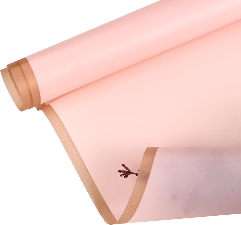 Just Flowers Waterproof Floral Wrapping Paper Roll Sheet, Florist Bouquet Supplies (Pack of 15 Rose Gold Edge Multicoloured Bouquet Wrapping Paper) - Image 3