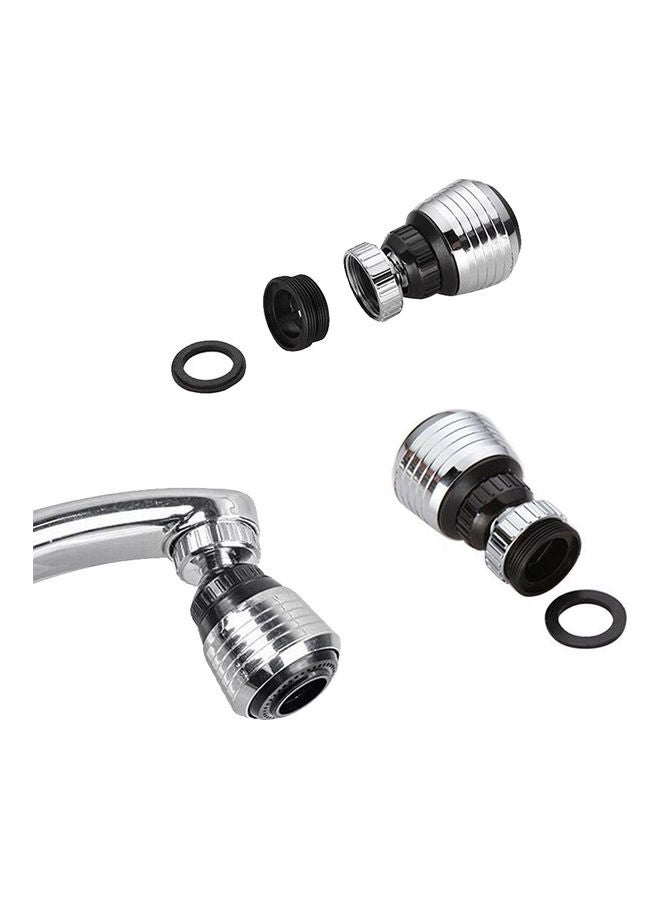 نيبمينينت طقم وصلة مرش للصنبور من قطعتين فضي - Image 2