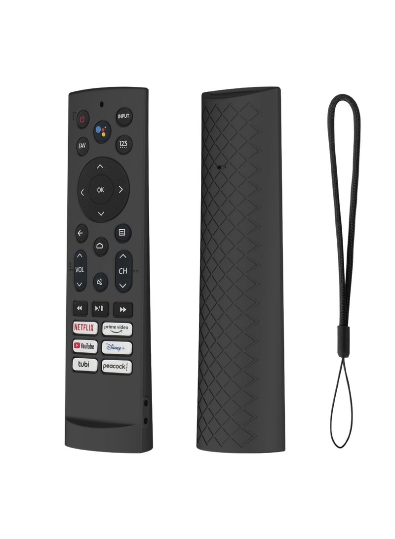ERF3A90 Voice Remote Control Silicone Case for U7G U8 U9G Series 4K ULED Black Cover - Image 1