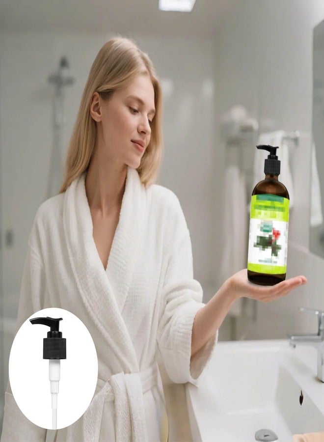 gocola Pump Dispenser Compatible with Heritage Store Castor Oil & Queen of The Thrones and Rejuve Naturals Castor Oil, 16 oz Bottle Compatible, Black, 3 Pack - Image 5