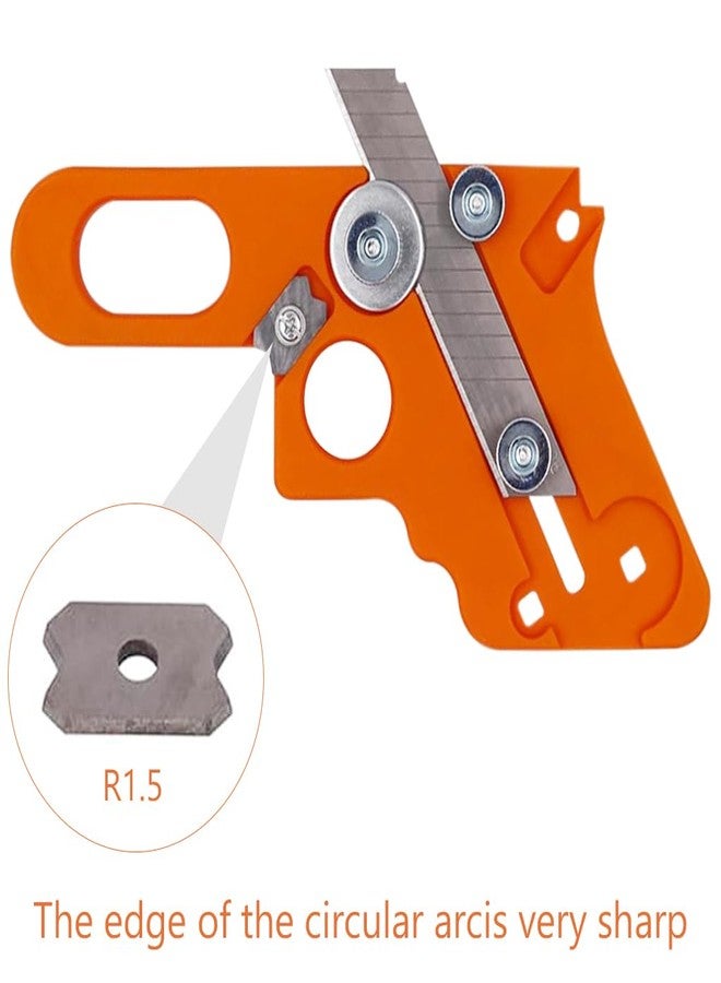 Serplex Edge Banding Trimmers with 10Pcs Blades, Hand Edge Cutter Tool for Woodworking Projects, Reliable Wood Edge Banding Trimming Tool for Smooth Precise Cuts and Professional Finish - Image 5