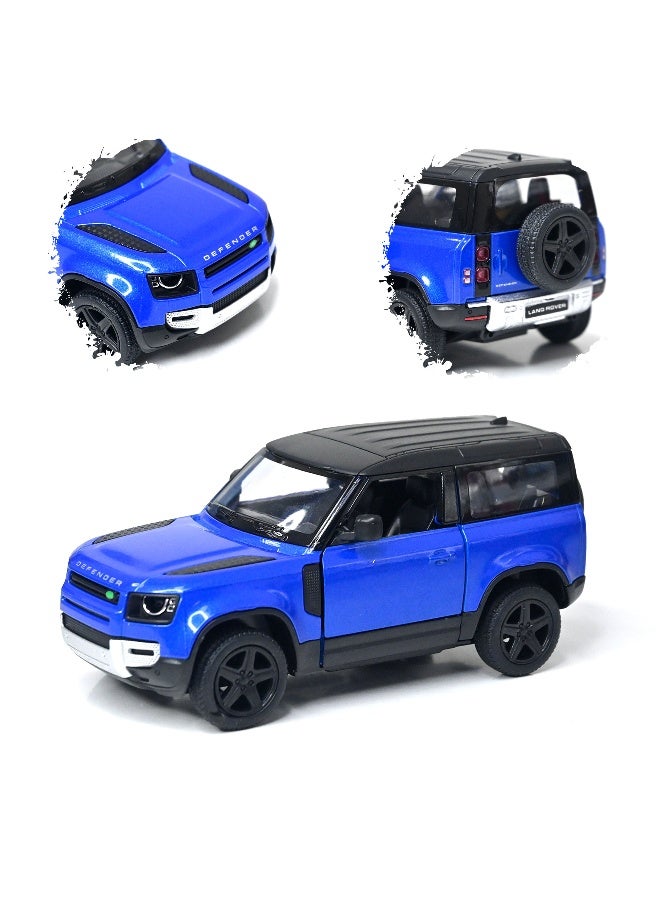 Kinsmart 1:36 Scale Door Openable Pull Back Action Land Rover Defender 90 Diecast Metal Alloy Toy Car - Image 3