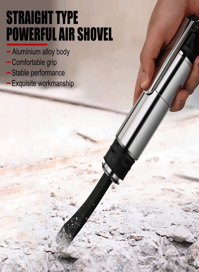 EVTSCAN Industrial Air Chisel Pneumatic Hammer, Powerful Straight Handle Shovel Tool for Concrete, Brick, and Metal Work, Ideal for Sand Cleaning, Welding, and Grooving - Image 4