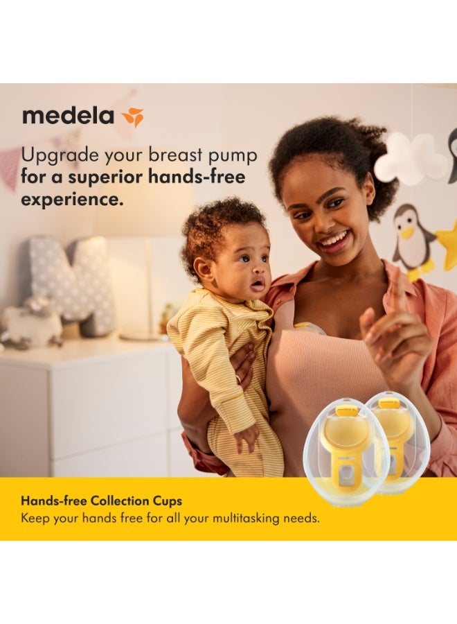 Medela Hands-free Breast Milk Collection Cups - Image 2