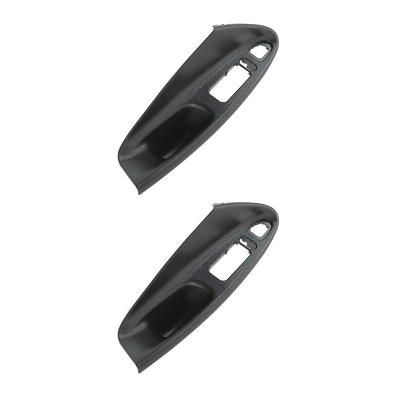 Ford Mustang 1999 2004 Front Driver Side Window Switch Black Bezel Set of 2 - Image 2