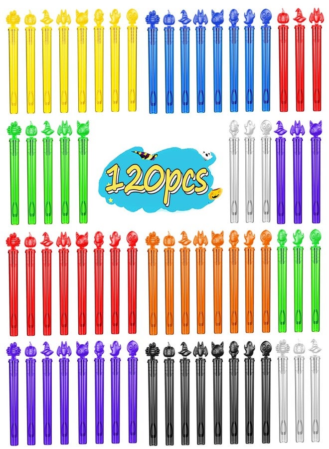 OCHIDO Halloween Party Favors for Kids Goodie Bag Fillers Gifts -120 Pack Halloween Themed Mini Bubble Set for Halloween Treats School Classroom Rewards Gifts,Trick Or Treat Goodie Toys Bulk - Image 2