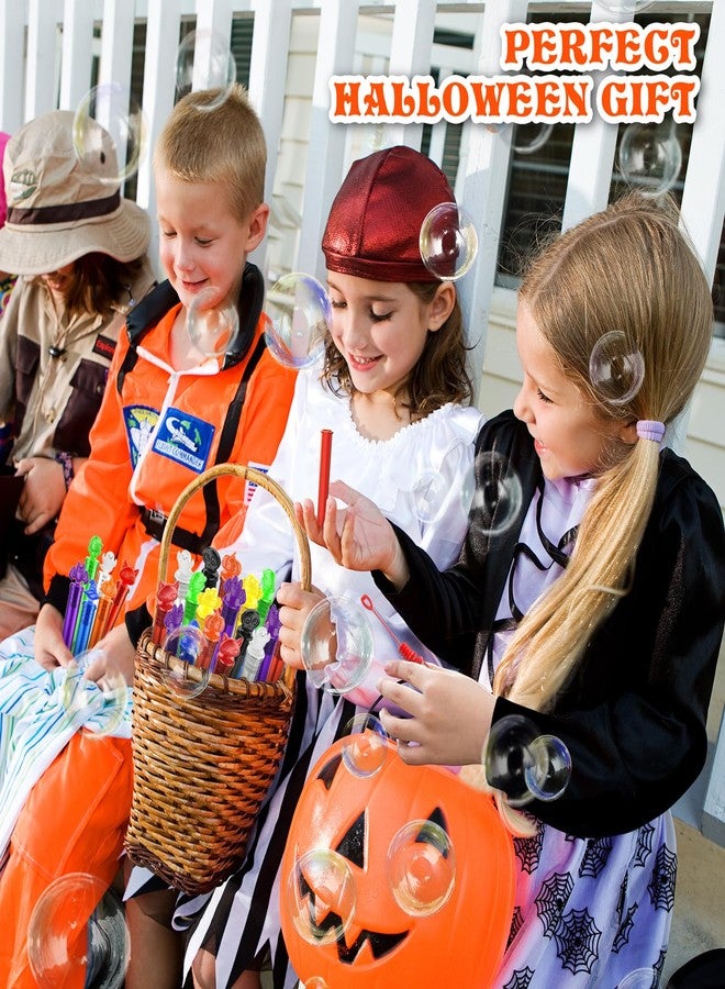 OCHIDO Halloween Party Favors for Kids Goodie Bag Fillers Gifts -120 Pack Halloween Themed Mini Bubble Set for Halloween Treats School Classroom Rewards Gifts,Trick Or Treat Goodie Toys Bulk - Image 4