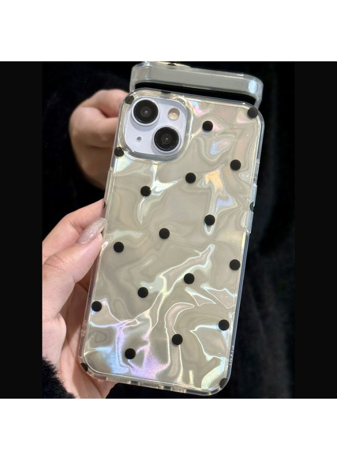 NIBEMINENT Water Ripple Black Spot Protective TPU Case Cover For iPhone 17 - Image 2