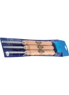 KIRSCHEN Chisel Set Short Type 3 Pieces (Double Cherry) Model No 1635 Wooden Handle  - Image 1