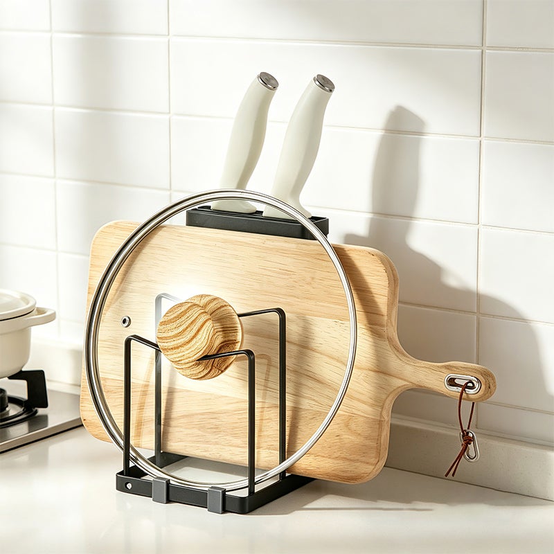 CN-8019 Kitchen Nana Flat Steel Multi-Function Knife Holder - Image 5