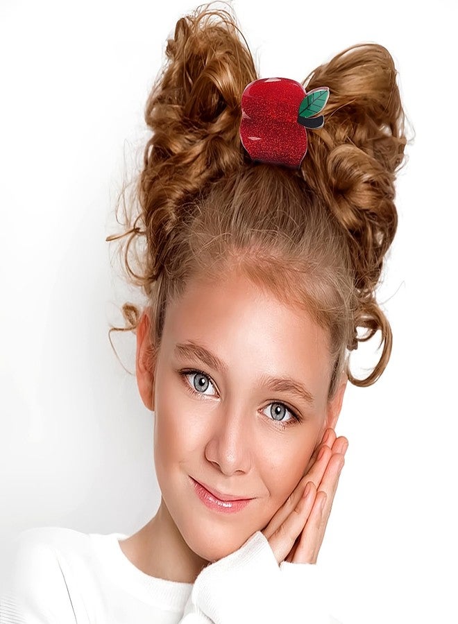 DIUEWOW Teacher Hair Clips Apple Claw Clips for Back to School Pencil School Bus and Apple Teacher Hair Accessories for Women Cute Jaw Barrettes for Teachers Appreciation Gift Thick and Thin Hair Accessories - Image 4