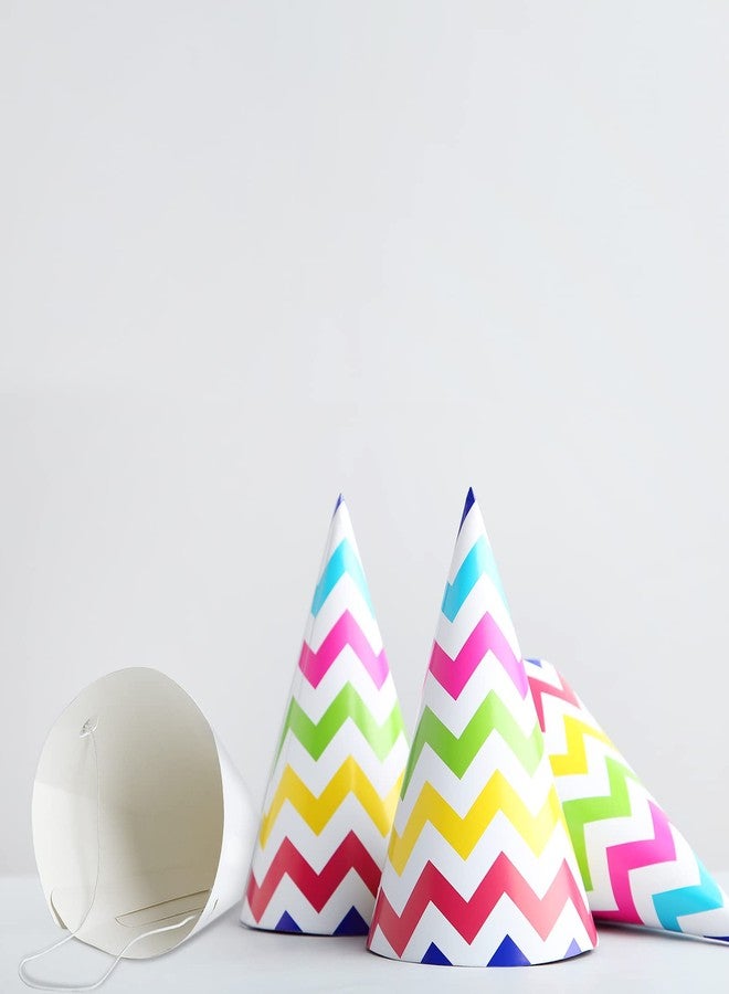 ويليكوم مجموعة قبعات ويليكوم البيضاء المخروطية، 30 قطعة، قبعات حفلات يمكنك صنعها بنفسك للأطفال والكبار - مقاس واحد يناسب الجميع - 6.3، 5.9، 7.9 بوصة - ورق - غسيل يدوي فقط - أغطية رأس تنكرية - مناسبة للهالوين، الكريسماس، عيد الشكر، وأعياد الميلاد - Image 4