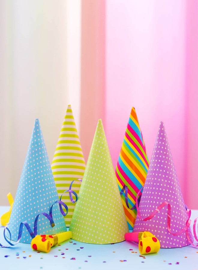 ويليكوم مجموعة قبعات ويليكوم البيضاء المخروطية، 30 قطعة، قبعات حفلات يمكنك صنعها بنفسك للأطفال والكبار - مقاس واحد يناسب الجميع - 6.3، 5.9، 7.9 بوصة - ورق - غسيل يدوي فقط - أغطية رأس تنكرية - مناسبة للهالوين، الكريسماس، عيد الشكر، وأعياد الميلاد - Image 5