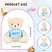 Hollowfly 2 Pack Boy or Girl Bears 14 Inch Blue and Pink Plush TShirt Bears Toy for Gender Reveal Baby Shower Decoration - Image 4