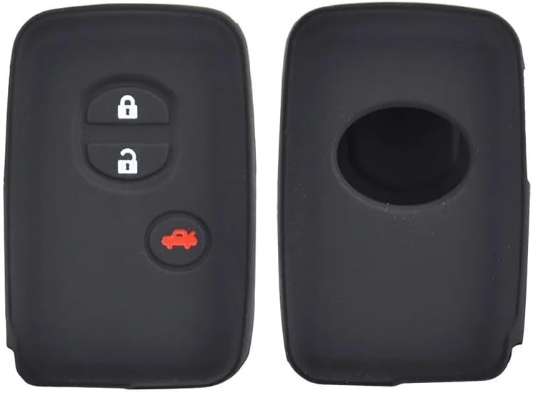 QASULER 3 Buttons Silicone Key Case Cover for Toyota - Image 3