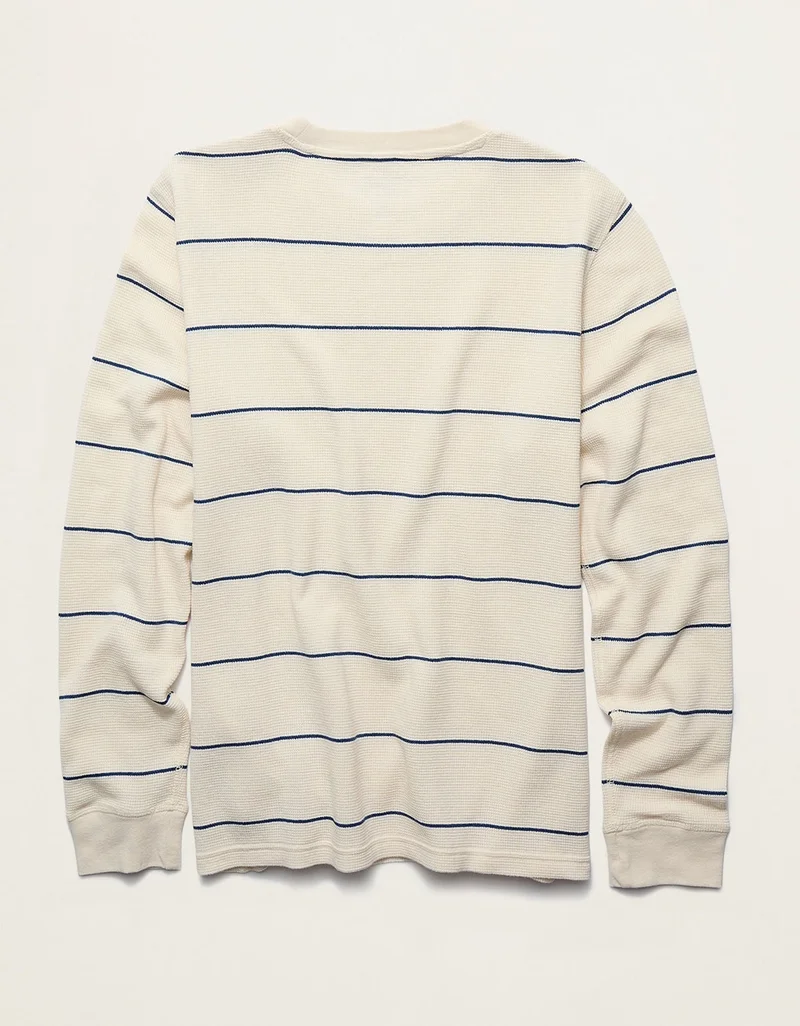 American Eagle  AE Long Sleeve Striped Thermal T-Shirt for Men | Best Price UAE