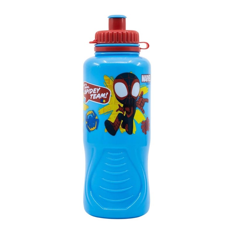 Marvel Spidey Plastic Ergo Sport Water Bottle - 430 Ml