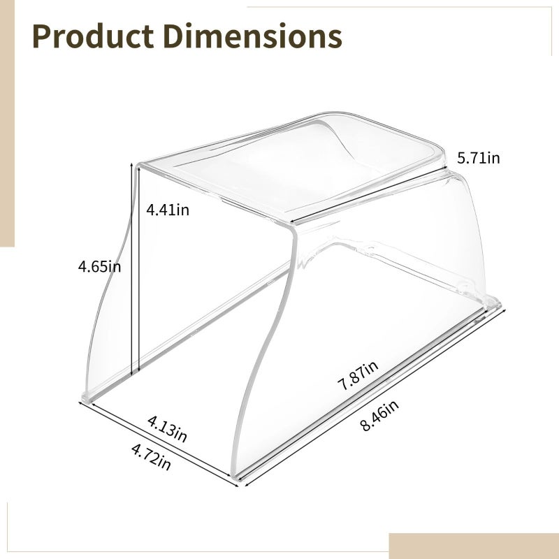Transparent PC Waterproof Doorbell Access Control Case Weatherproof Dustproof Outdoor Protector Easy Installation - Image 5