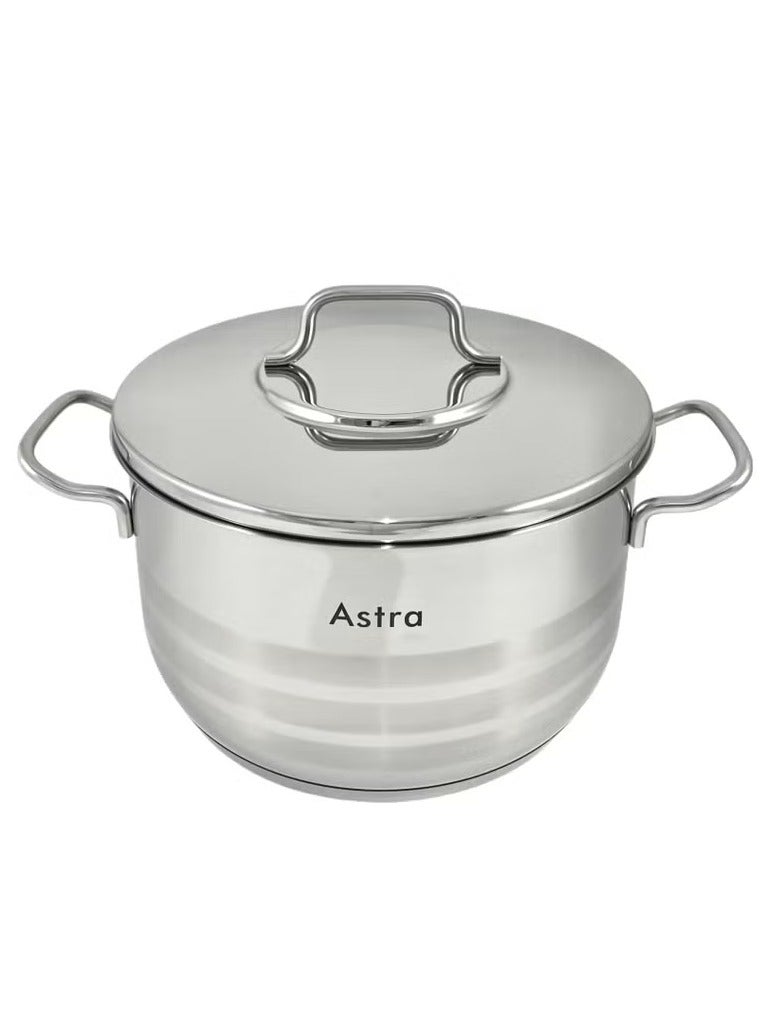 Homemaker ASTRA Premium 8.4L Stainless Steel Casserole Pot – 26×16 cm | Family-Sized Roasting & Casseroles, Oven & All-Stovetop Safe, Dishwasher Safe | Made in Turkey - Image 3