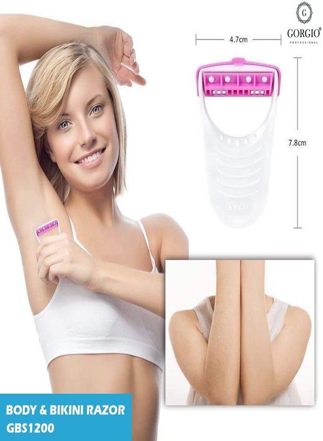 Gorgio Professional Disposable Body & Bikini Razor for Women | Smooth Shaving Experience | Pack of 2 - Image 4
