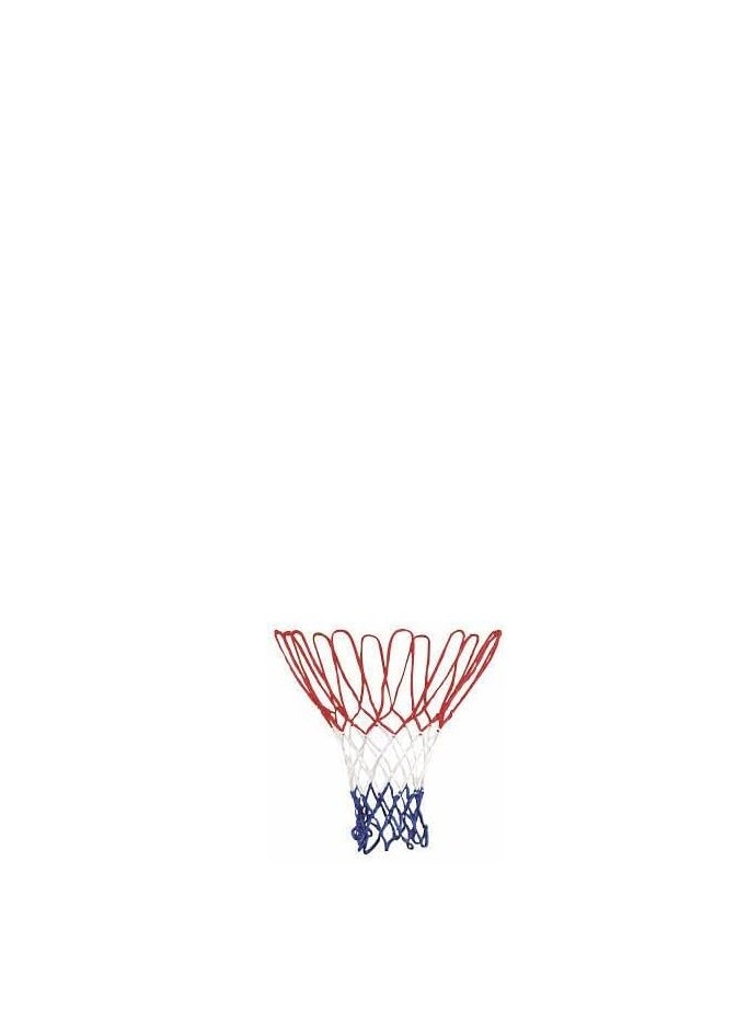 SPALDING Basketball All-Weather Net, Red/White/Blue – Heavy-Duty, Outdoor Use 