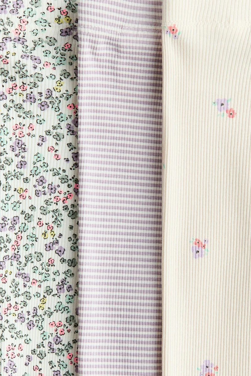 اتش اند ام لغينغز من القطن المرن - عبوة من 3 قطع