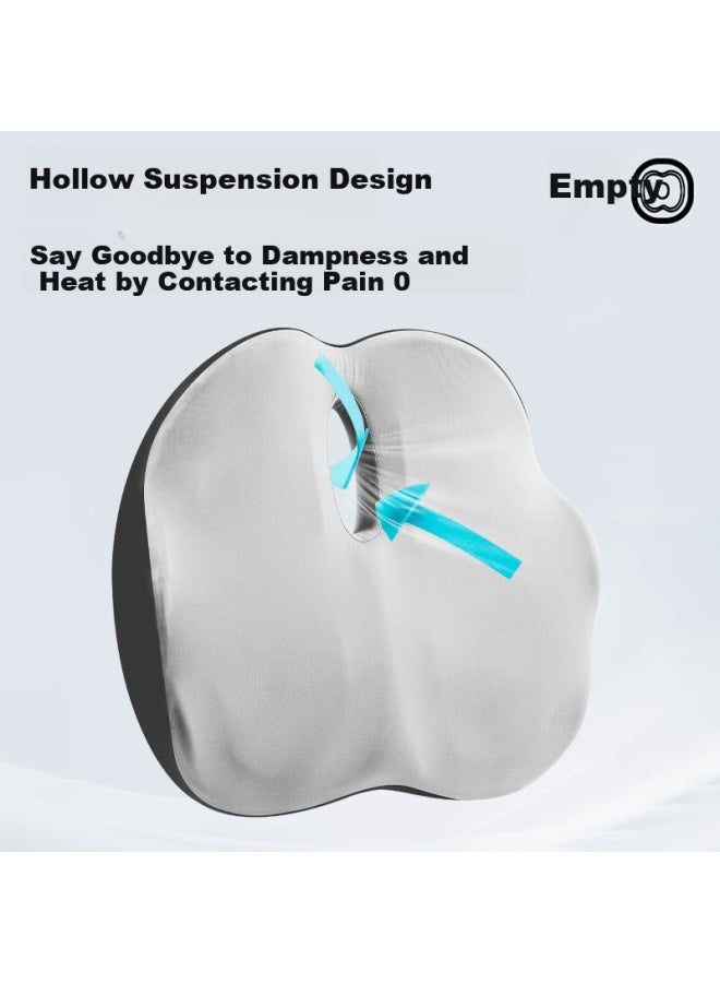 Yuzhaolin Office Chair Seat Cushion, Car Seat Cushion, Ergonomic Thickened Pad, Long-sitting Aid, Tailbone Hemorrhoids Pressure Relief - Image 2