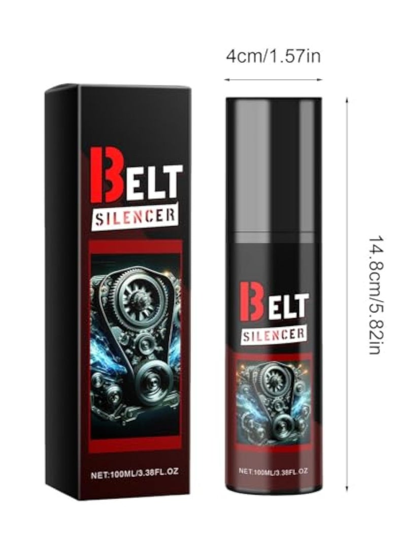 KASTWAVE - 2Pcs Belt Dressing Spray Automotive, Belt Noise Spray, Automotive Belt Dressing Spray, Prolongs Belt Life Engine Belt Silencer, Noise Lubrication Protection Friction Reducer for Car, Truck, 100ml - Image 1