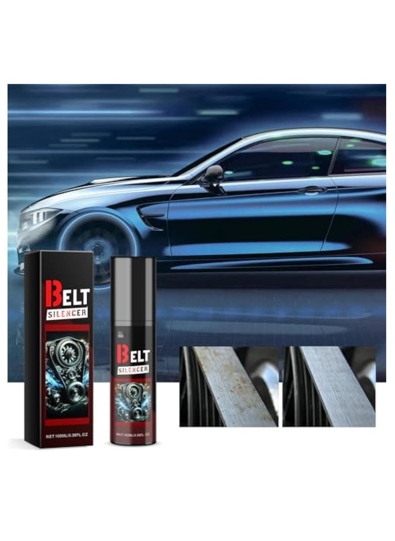 KASTWAVE - 2Pcs Belt Dressing Spray Automotive, Belt Noise Spray, Automotive Belt Dressing Spray, Prolongs Belt Life Engine Belt Silencer, Noise Lubrication Protection Friction Reducer for Car, Truck, 100ml - Image 1