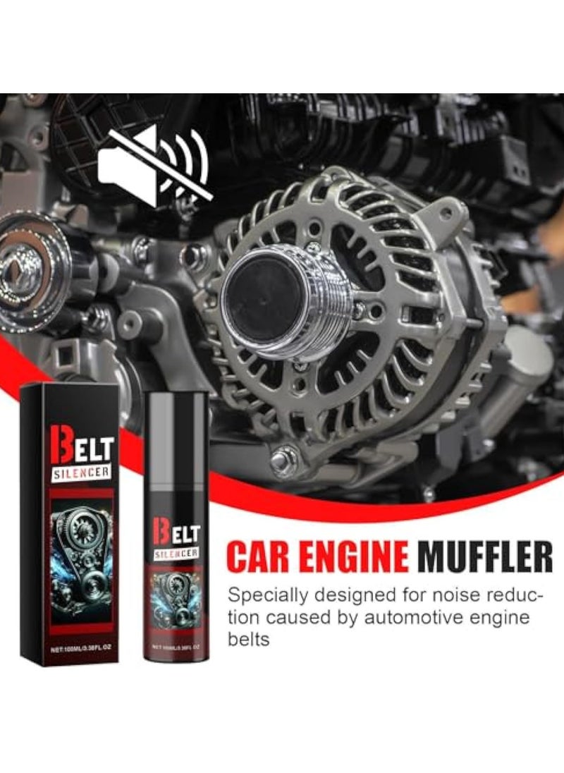 KASTWAVE - 2Pcs Belt Dressing Spray Automotive, Belt Noise Spray, Automotive Belt Dressing Spray, Prolongs Belt Life Engine Belt Silencer, Noise Lubrication Protection Friction Reducer for Car, Truck, 100ml - Image 1