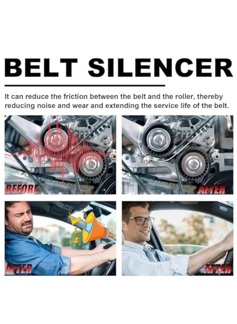 KASTWAVE - 2Pcs Belt Dressing Spray Automotive, Belt Noise Spray, Automotive Belt Dressing Spray, Prolongs Belt Life Engine Belt Silencer, Noise Lubrication Protection Friction Reducer for Car, Truck, 100ml - Image 1