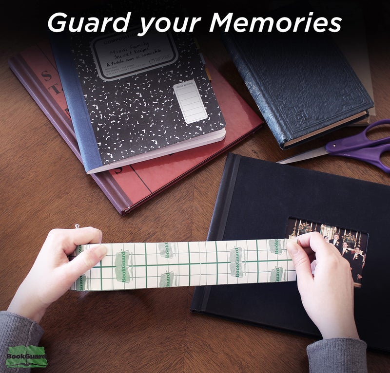 BookGuard 3" Vinyl Archival Bookbinding Book Repair Clear Tape - Image 5