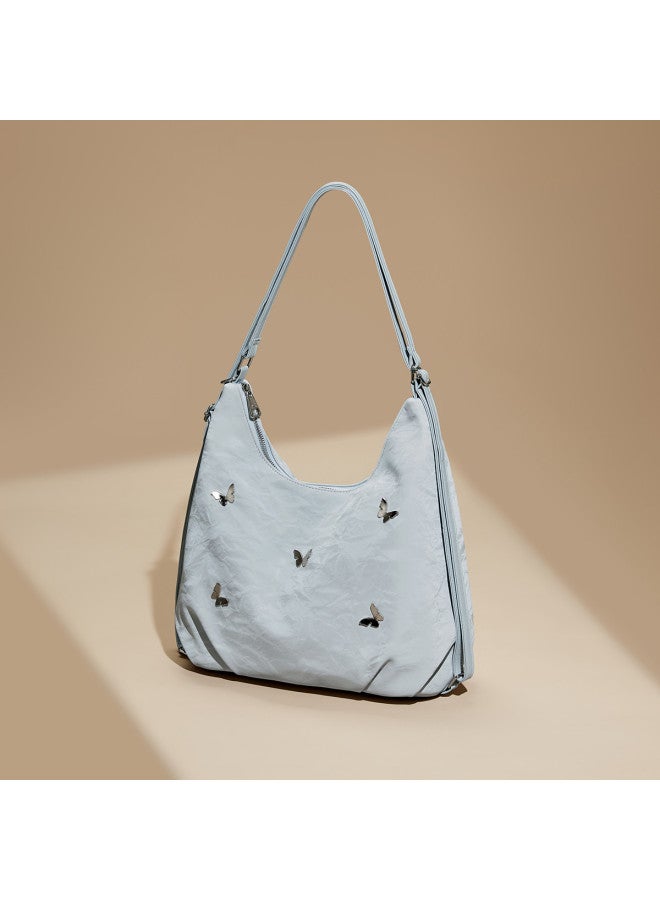 Josiny Niche French Women's Backpack New Arrival High-end Butterfly Commuter Tote Bag Multi-purpose Rucksack - Image 3