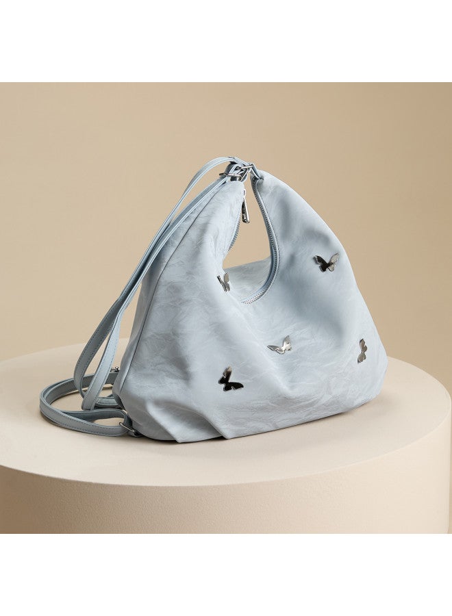 Josiny Niche French Women's Backpack New Arrival High-end Butterfly Commuter Tote Bag Multi-purpose Rucksack - Image 2