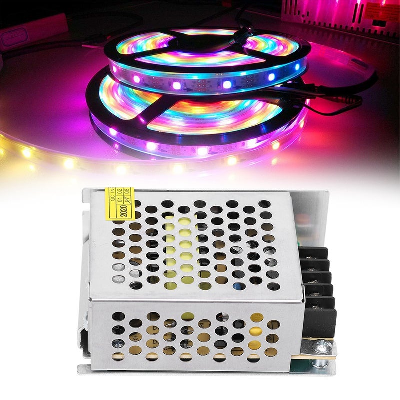 Switch Power Supply Driver Adapter DC12V Aluminum Alloy LED Screen Light Bar 3D Printer(S-180-12（12v 15a 180W）AC110/220V±15% ) - Image 1