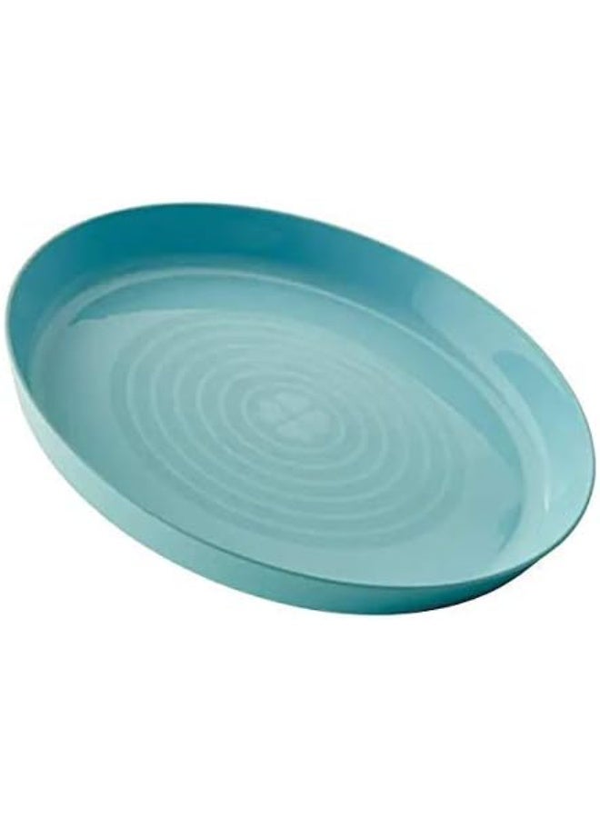 أيكيا مجموعة أطباق بلاستيك ملونة مسطحة – 4 قطع متعددة الألوان، خفيفة وآمنة للاستخدام اليومي - Image 3