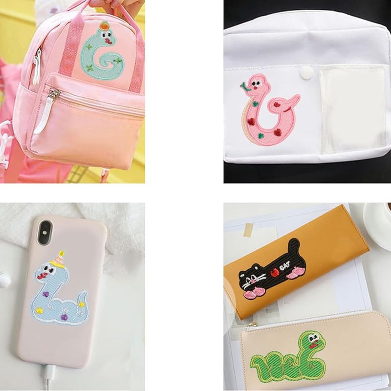 8 قطع تطبيقات حديدية صغيرة لقطط الكرتون مطرزة للخياطة - Image 5