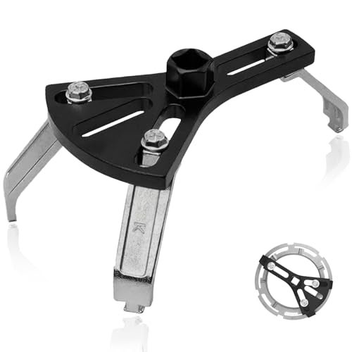 vvag Universal Fuel Pump Removal Tool Adjustable Fuel Tank Lock Ring Tool With 1 Lock Ring Spanner Adjustable 531 to 717 Car Fuel Tank Lid Removal Tool Kit for Most Automotive Fuel Pump Locking Ring - Image 1