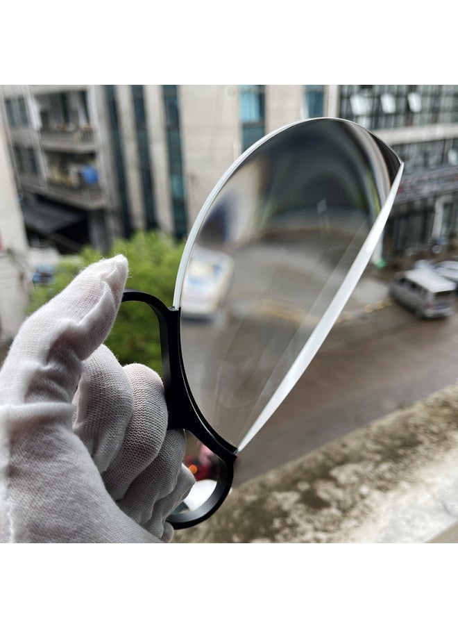 General All Kinds Of Different Styles Of Handheld Camera Filter Photography Camera Accessories Film And Television Selfie Props Direct Sales-Color:150mm Semi-circular Mirror  - Image 1
