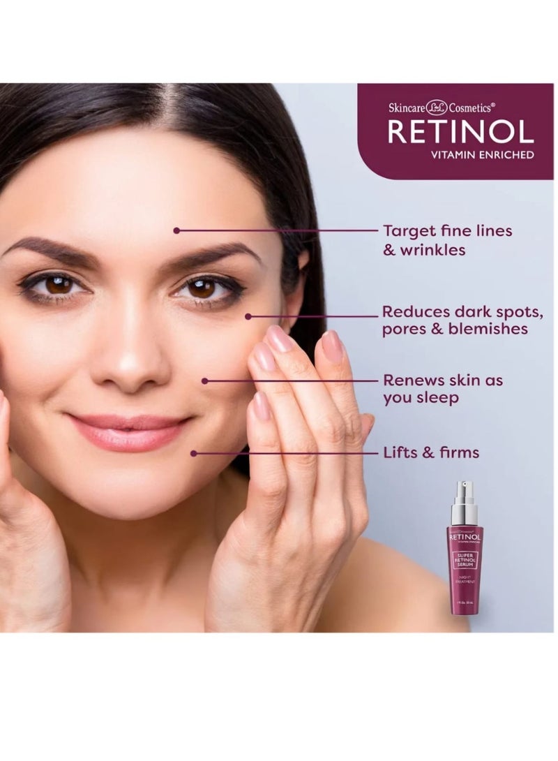 ريتينول سوبر سيروم يومي للعناية ببشرة الوجه وتصحيح علامات التجاعيد الظاهرة غني بفيتامين أ  30 مل - Image 4
