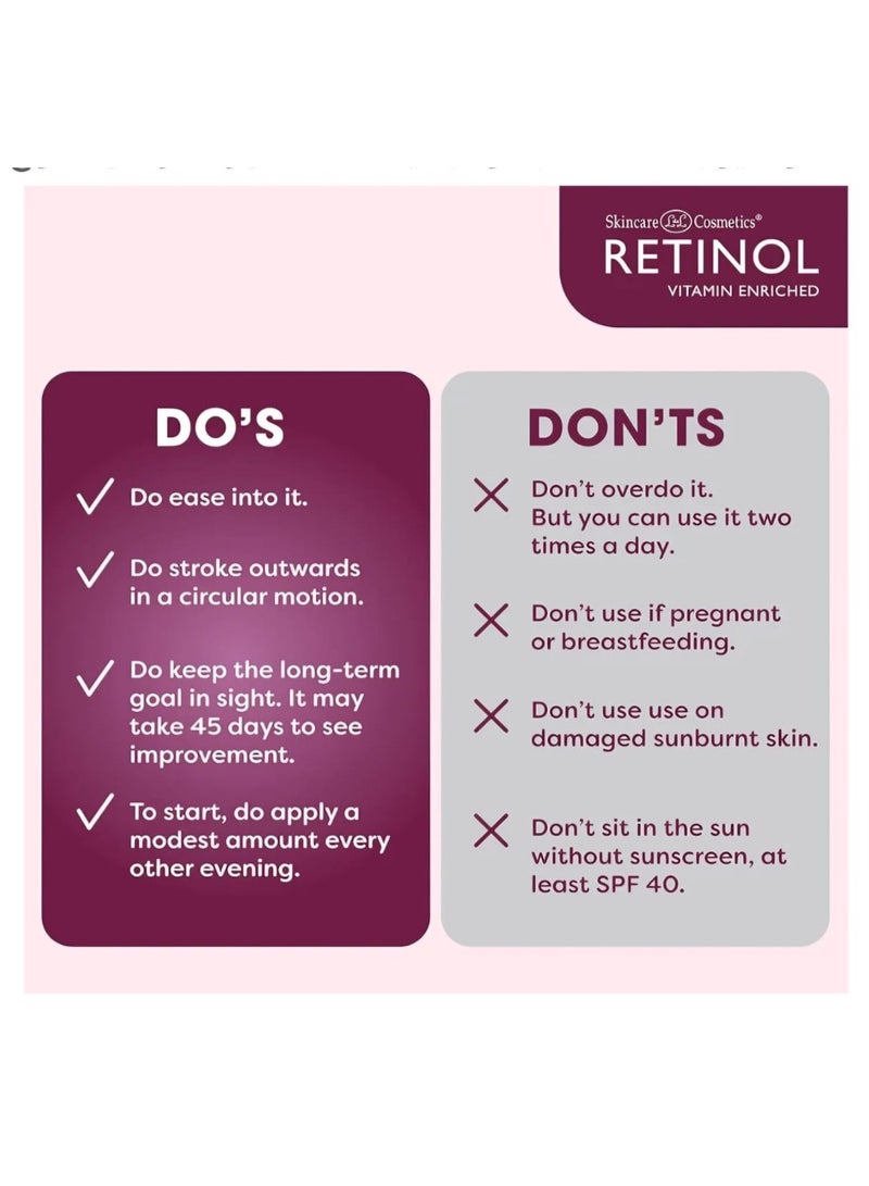 ريتينول سوبر سيروم يومي للعناية ببشرة الوجه وتصحيح علامات التجاعيد الظاهرة غني بفيتامين أ  30 مل - Image 5