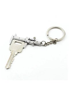 Generic 2 Pcs Calipers Carabiner for Keys Couple Keychains Micrometer Measuring Too Caliper Scale Tool Keychain Mini Keychain Cool Keychains Tool Key Ring Cute Key Chain Vernier Ruler  - Image 3