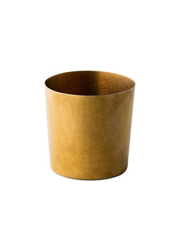 Gold Brownish Vintage Serving Cup, 8.5 cm Diameter, 400 ml Capacity