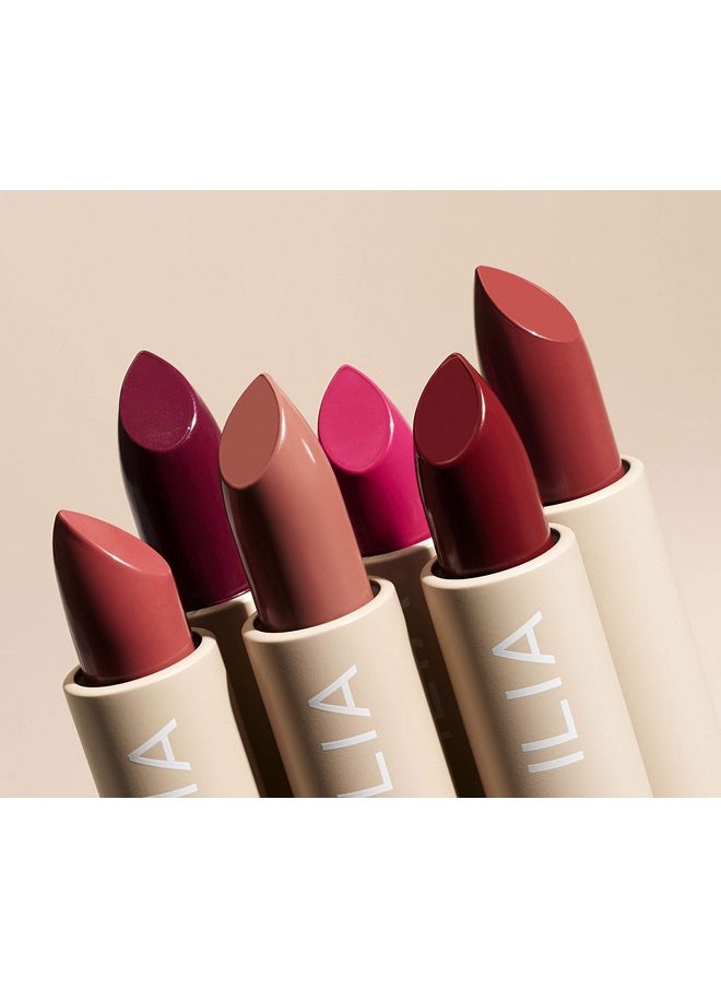 ILIA Color Block Lipstick | Nontoxic, Vegan, Crueltyfree, Hydrating + Long Lasting, No Budge Color With Full Coverage (Wild (Aster Berry Brown With Cool Undertones), 0.14 Oz | 4 G)  - Image 5